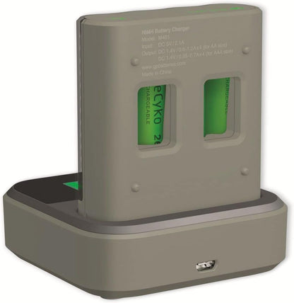 GP ReCyko USB-Akku-Ladegerat mit Docking Station