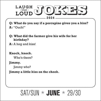 Laugh-Out-Loud Jokes 2024 Day-to-Day Calendar
