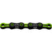 KMC DLC 10 Black/Green 116L cycle bike chain