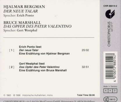 Bergmann: Der neue Talar/Marshall: Das Opfer des Pater Valentino