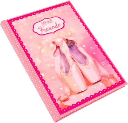 goldbuch Freundebuch Ballerina ca. DIN A5 liniert,