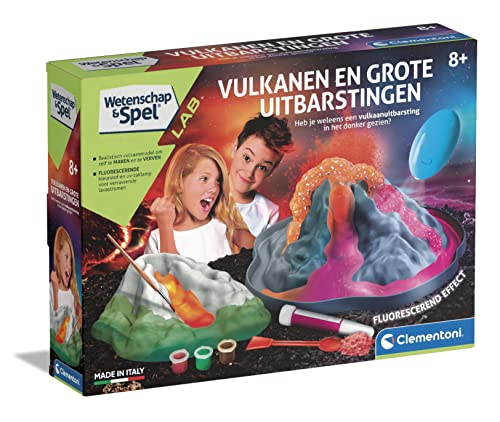Wetenschap & Spel - Vulkaan En Grote Uitbarstingen - Glow In The Dark Fluorescerend