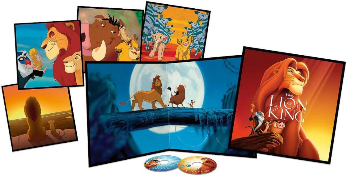 The Lion King Big Sleeve Edition Blu ray & DVD 12" Art Cards
