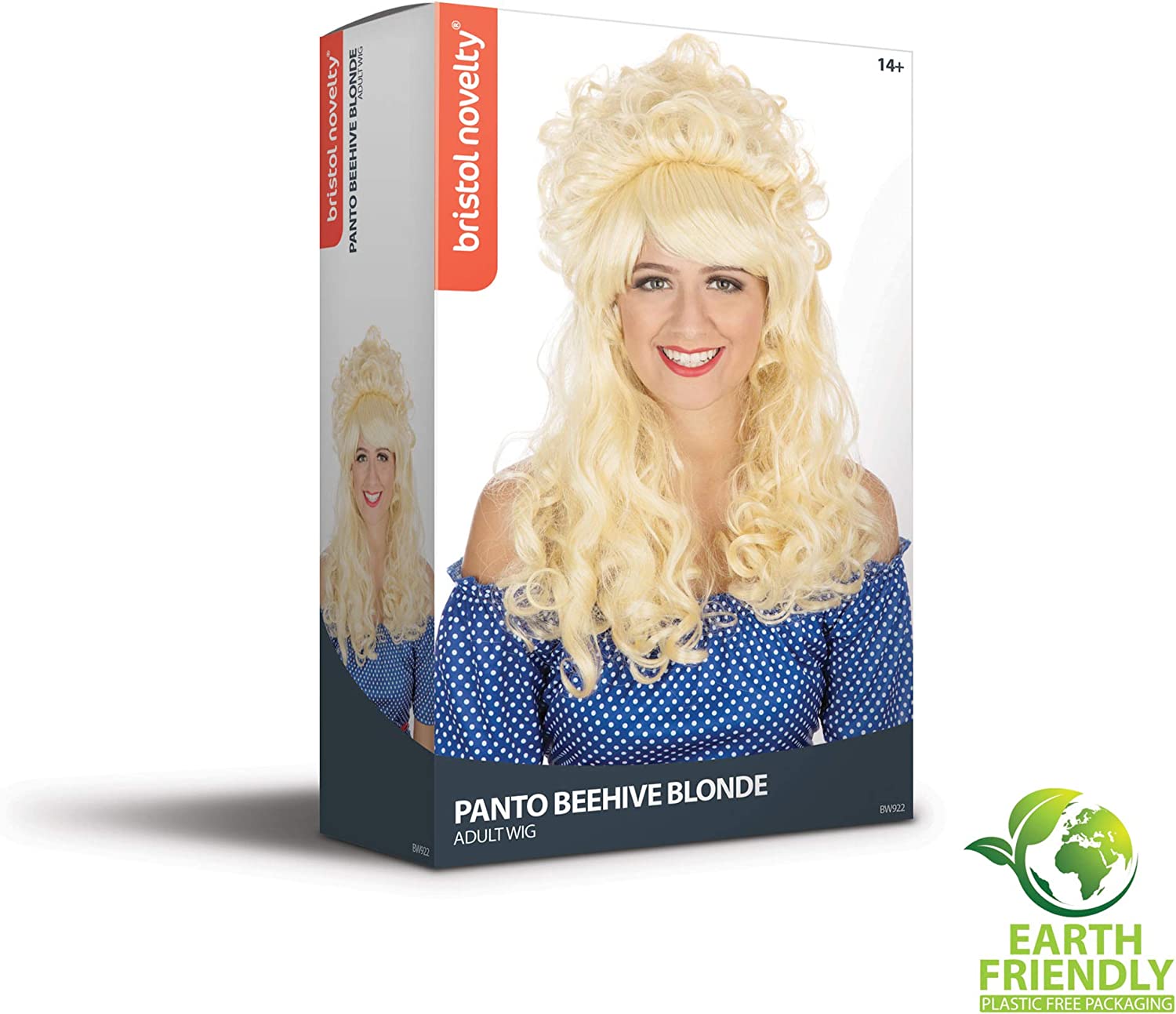 (CL) BEEHIVE/PANTO WIG BLONDE (BOXED) - FANCY DRESS