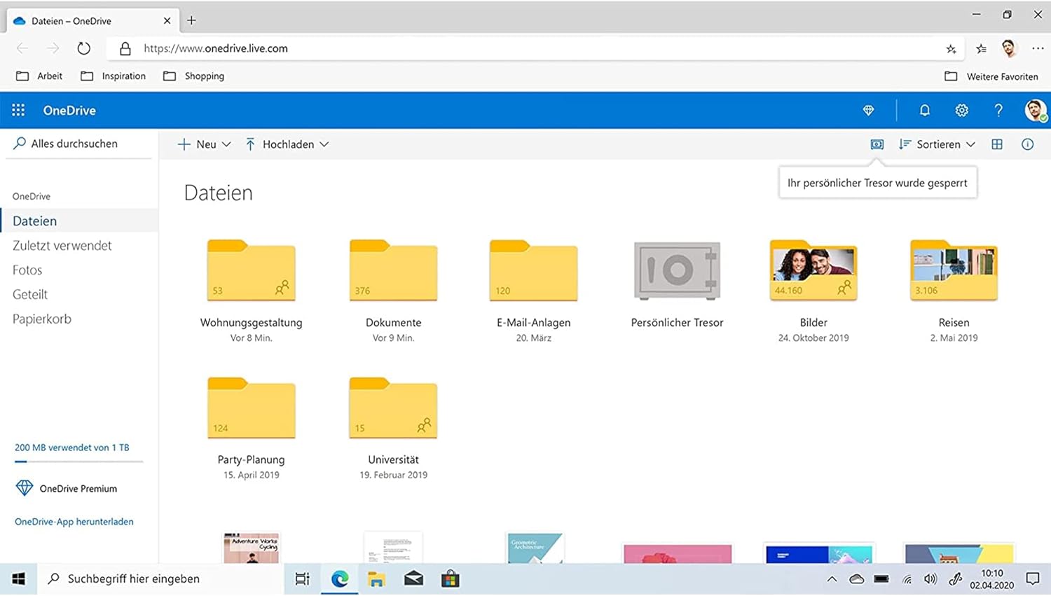 Microsoft 365 Single - 1 PC/MAC, 1 Year - DE - Box