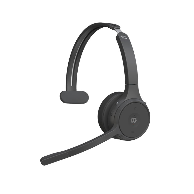 Cisco Headset 721 - Headset - On-Ear - Bluetooth - Wireless - Carbon Black - Cisco Webex Certified