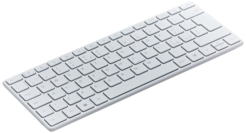 Designer Compact Keyboard Argento