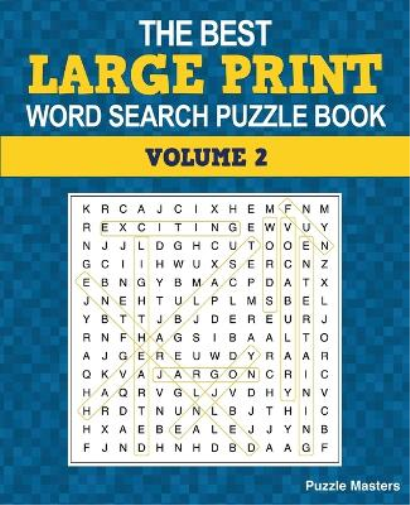 The Best Large Print Word Search Puzzle Book, Volume 2