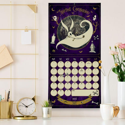 Nightmare Before Christmas 2024 Square Wall Calendar