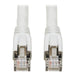 Eaton Cat8 Snagless Ethernet Cable, 25G/40G Certified Network Patch Cable, 22 AWG S/FTP, PoE, White, 6 Feet / 1.8 Meters (N272-006-WH) 6 ft