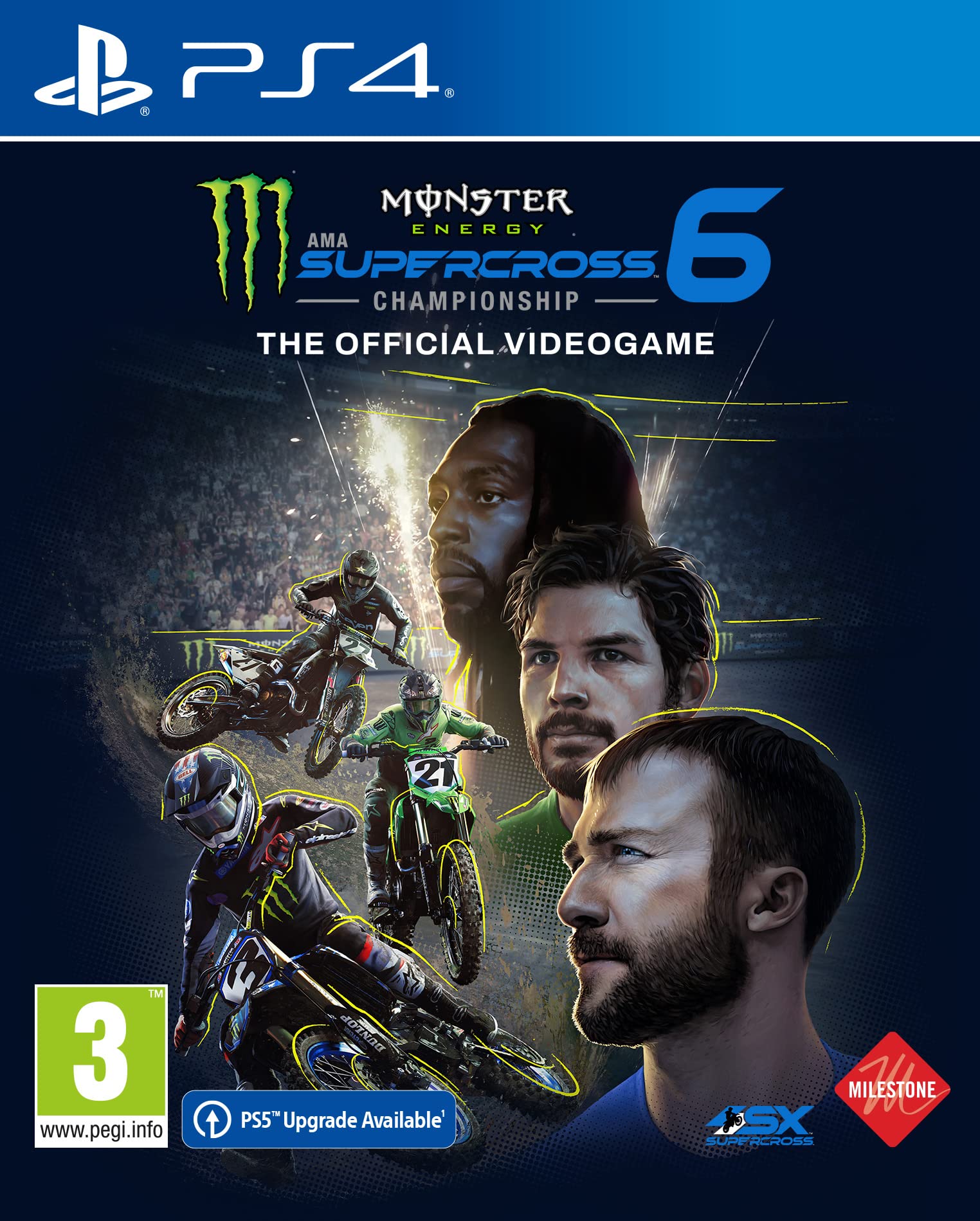 Monster Energy Supercross 6 - The Official Videogame PS4 Includes Thunderstorm Customisation Pack (Exclusive to Amazon.co.uk) PlayStation 4