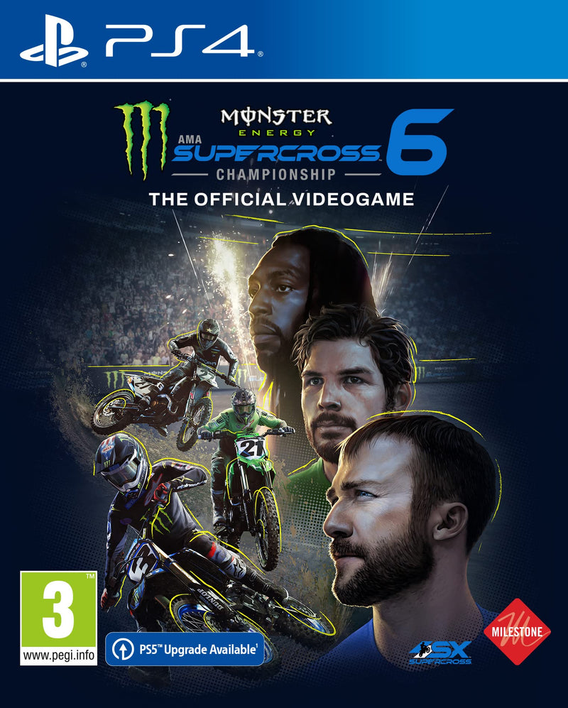 Monster Energy Supercross 6 - The Official Videogame PS4 Includes Thunderstorm Customisation Pack (Exclusive to Amazon.co.uk) PlayStation 4