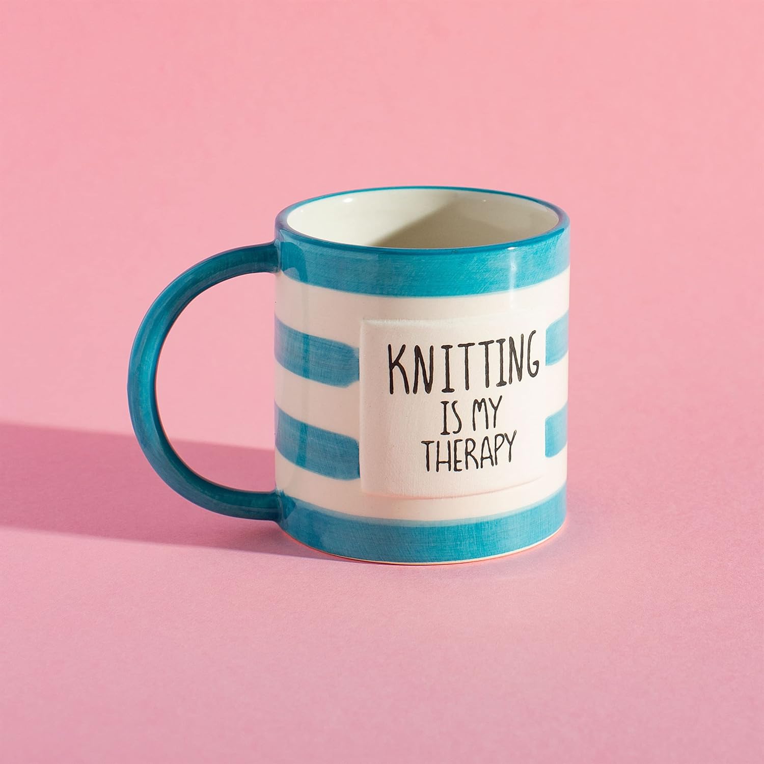 Sass & Belle Knitting Therapy Mug