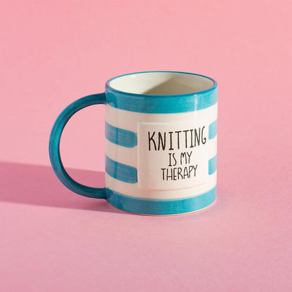 Sass & Belle Knitting Therapy Mug