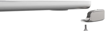 Ledge Macbook Air2022 M2 T-Slot Lock Adapt Keyed Cbl Lock Silver