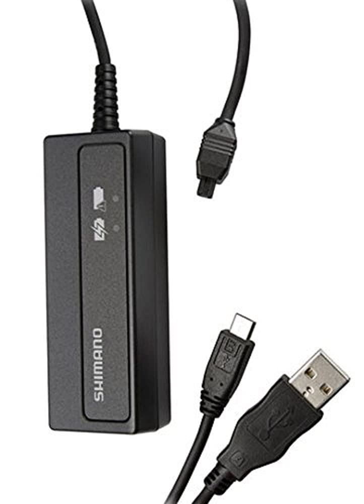 Shimano Cycling SMBCR2 SM-BCR2 Di2 Internal Battery Charger Direct to SM-EW90 Junction, Black, UNI + Bike Parts