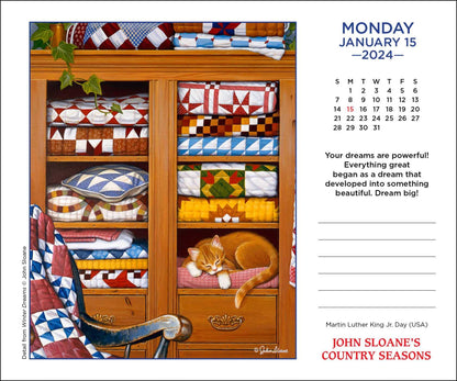 John Sloane's Country Seasons 2024 Day-to-Day Calendar