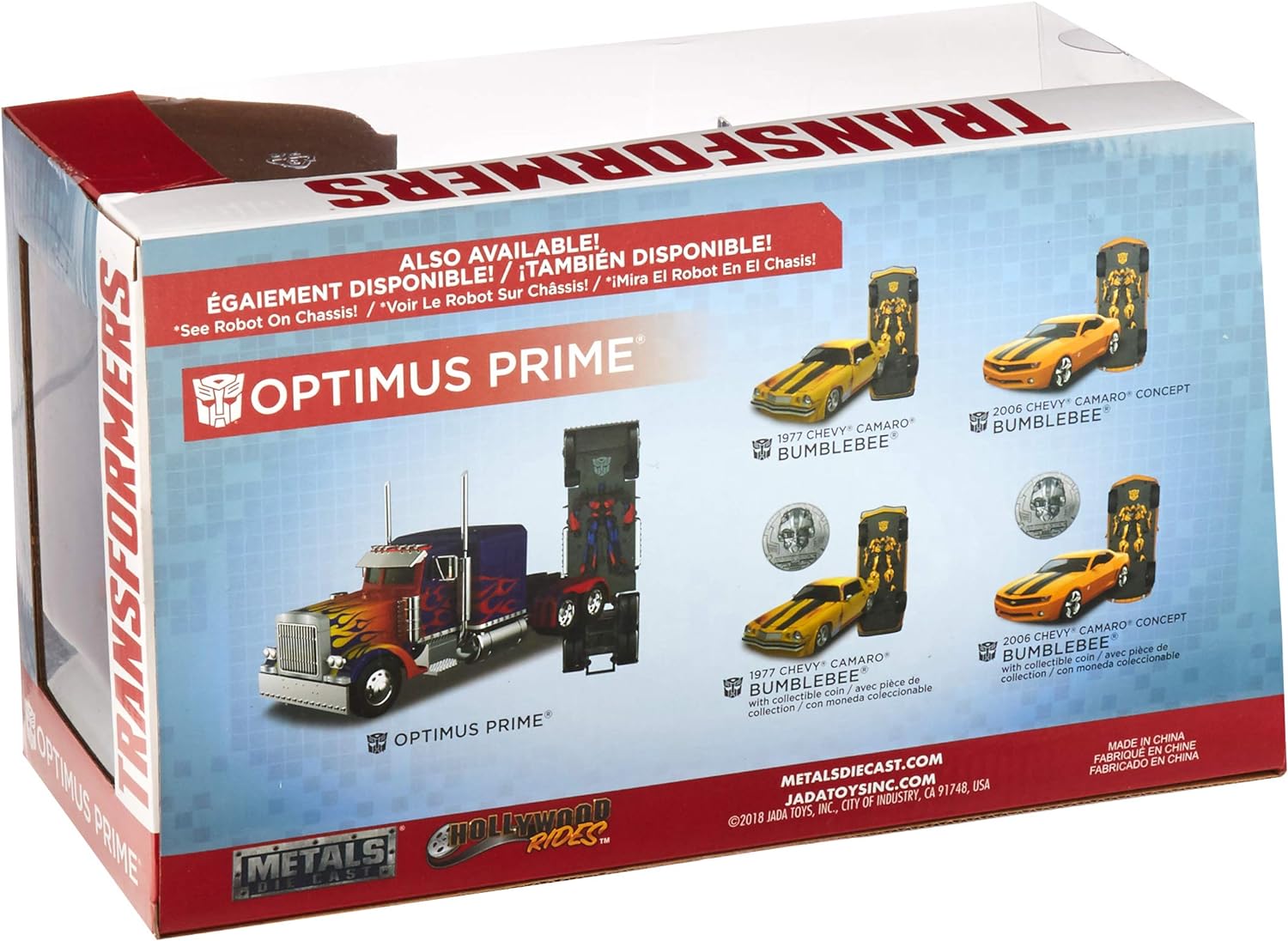 Transformers Diecast Modell 1/24 T1 Optimus Prime