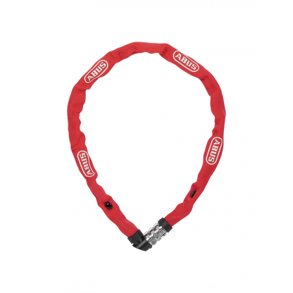 Abus Chain Lock 1200/60Cm Comb Red cycle bike lock
