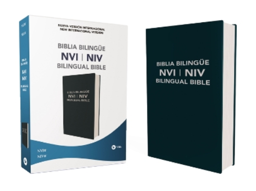 NVI/NIV Biblia Bilingüe, Leathersoft, Azul