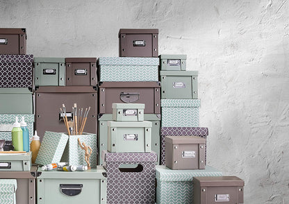 Aufbewahrungsbox grau, klein
