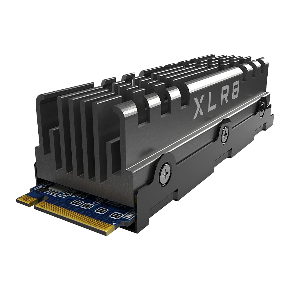 PNY XLR8 CS3040 M.2 NVMe Gen4 x4 Internal Solid State Drive (SSD) with Heatsink 1TB, Read Speed up to 5600 MB/s, Write Speed up to 4300 MB/s 1TB CS3040 with Heatsink