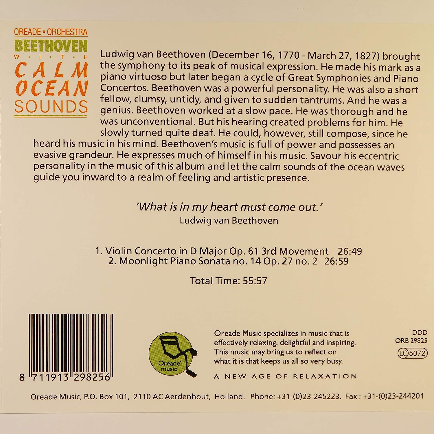 Beethoven With Calm Ocean Soun