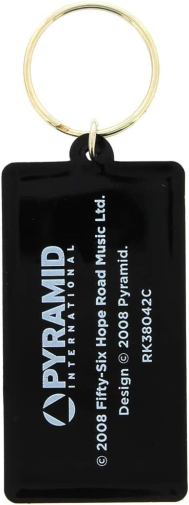 Bob Marley: Pyramid - Face (Rubber Keychain / Portachiavi Gomma)