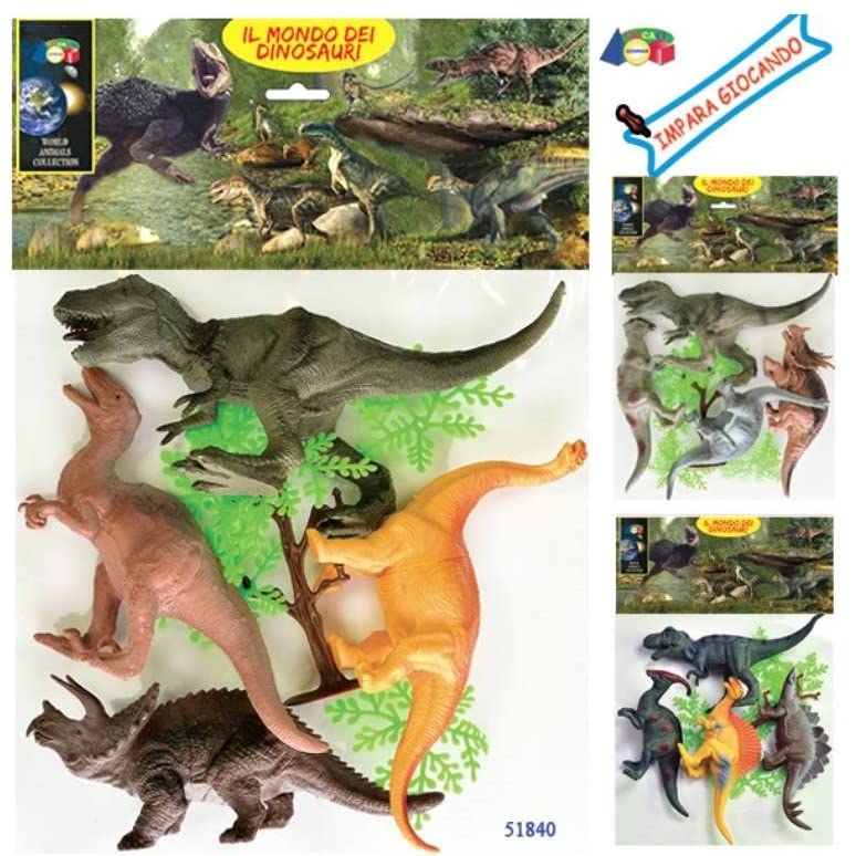 Ginmar: Animali - (002D) - Busta Dino Il Mondo Dei Dinosauri Ass
