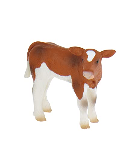 Bullyland: Fattoria - Vitello Marrone/Bianco