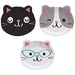 Creative Converting: Plt9 12/8Ct Shp Purr-Fect Party Qs