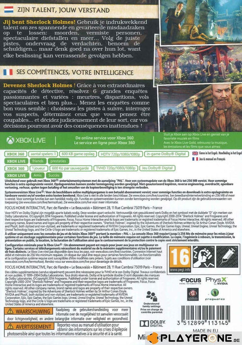 Xbox 360 - Sherlock Holmes : Crimes and Punishments