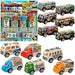 Ginmar: Mezzi - (168C) - Set 6 Pullman O 6 Camioncini R/C