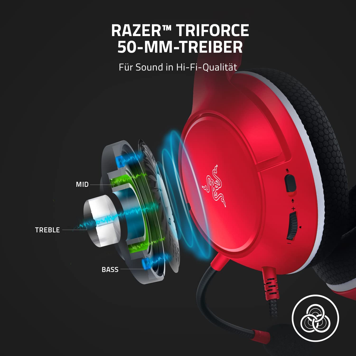Razer Kaira X for Xbox Headset Wired Head-band Gaming Red