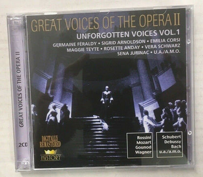 Great Voices of the Opera Unforgotten Voices S.Arnoldson,Anday etc.