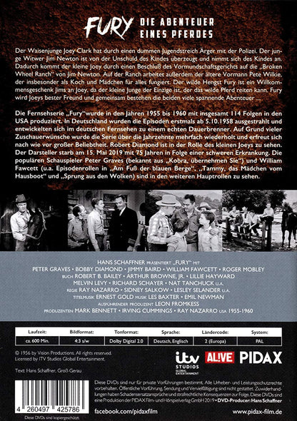 Fury - Die Abenteuer eines Pferdes, Vol. 1 / Die ersten 24 Folgen der Kultserie (Pidax Serien-Klassiker)