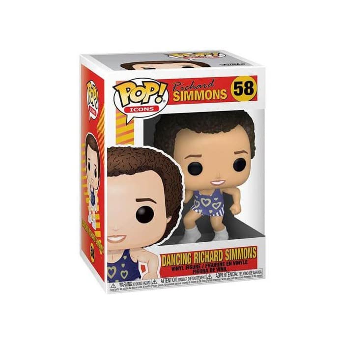 Funko POP! Icons: Dancing Richard Simmons - Collectable Vinyl Figure - Gift Idea - Official Merchandise - Toys for Kids & Adults - TV Fans - Model Figure for Collectors and Display