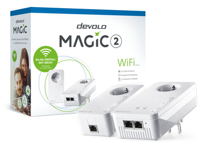 Devolo Magic 2 WiFi next Starter Kit 2400 Mbit/s Ethernet LAN Wi-Fi White 2 pc(s)