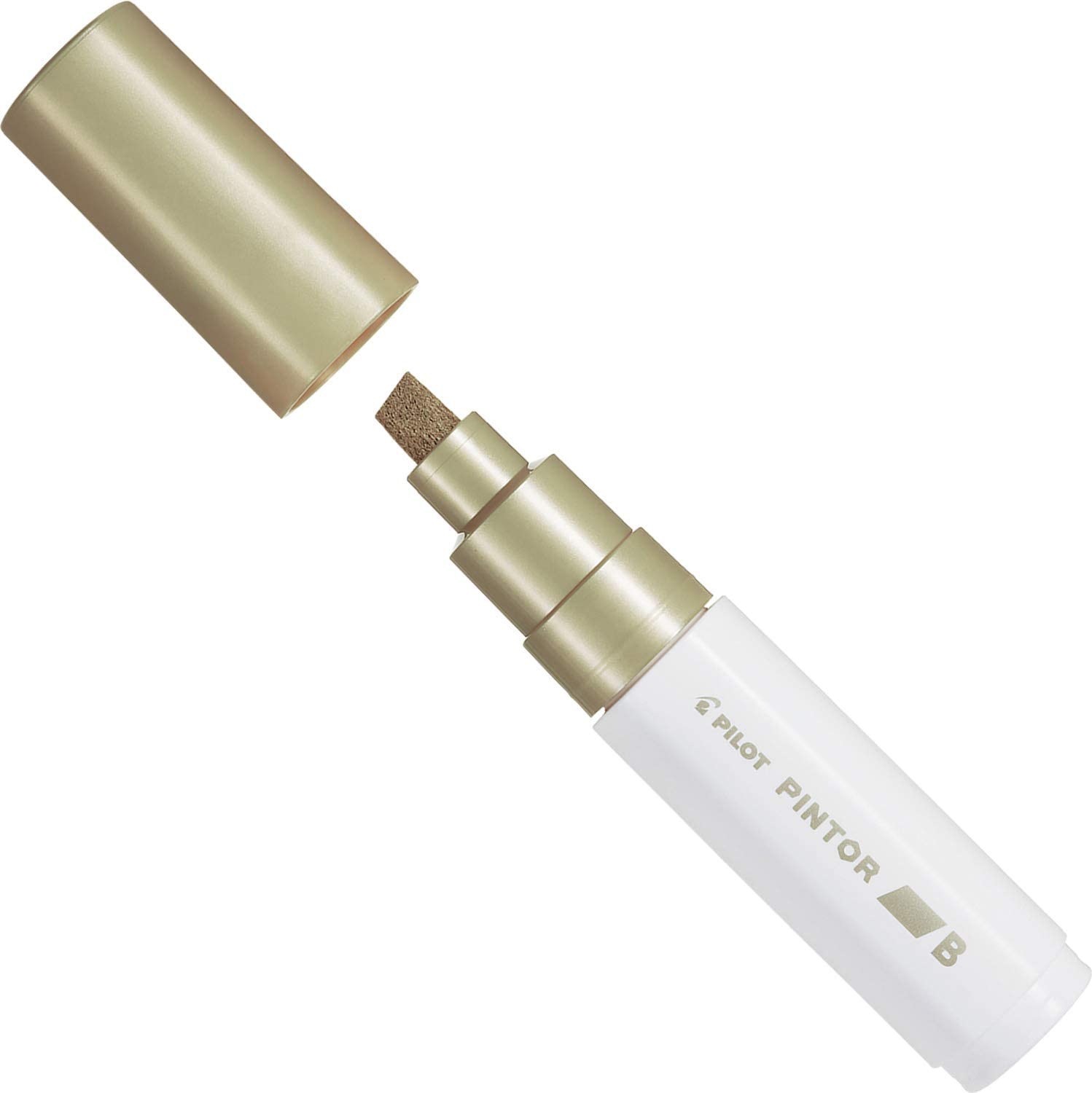 Pilot - Pilot Pintor Broad Chisel Tip Paint Marker 8mm Gold (Single Pen) 4902505557156