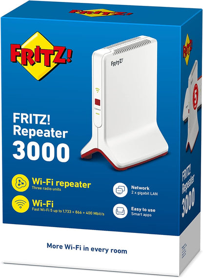 AVM FRITZ! Repeater 3000 3000 Mbit/s Network repeater White