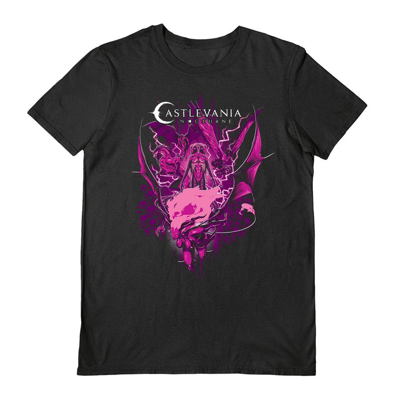 CASTLEVANIA (DEMONS) BLACK UNISEX T-SHIRT SMALL