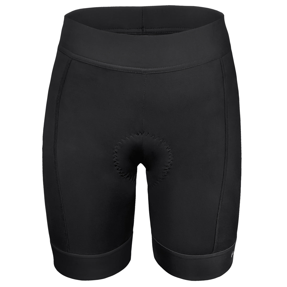 Funkier Ridesse II Ladies 8 Panel Shorts in Black - Small