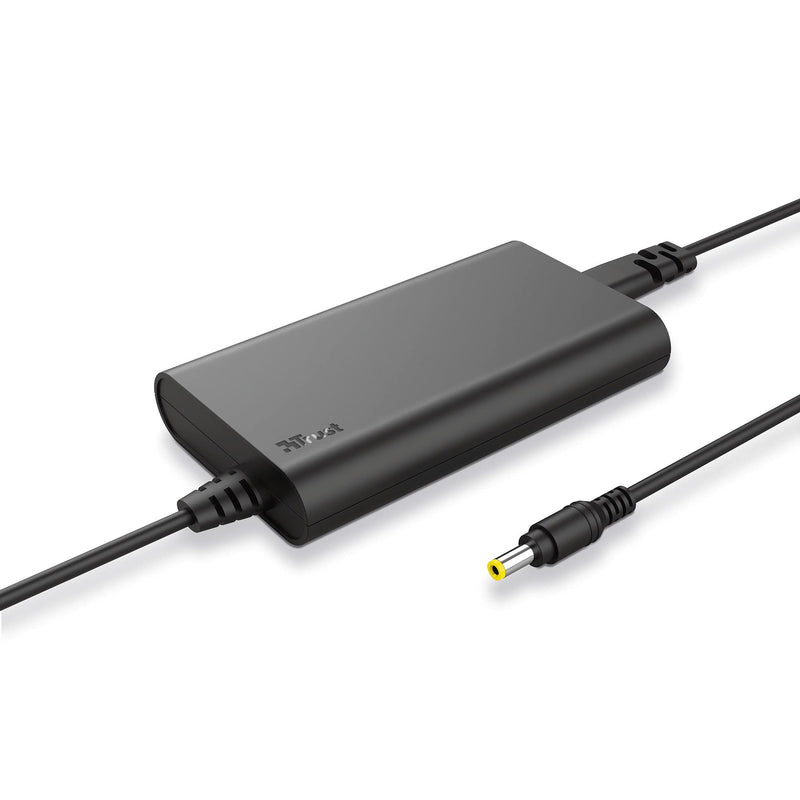 Trust Simo Extra Slim Universal Laptop Charger 70 Watt 18-20 V 100/240 V 7 Adapter Plugs - Black