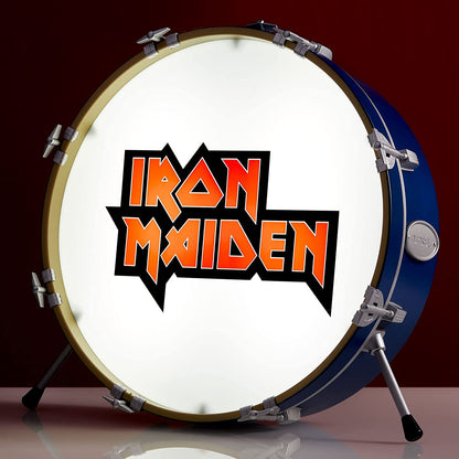Iron Maiden Logo 3D Drum Lamp / Wall Light