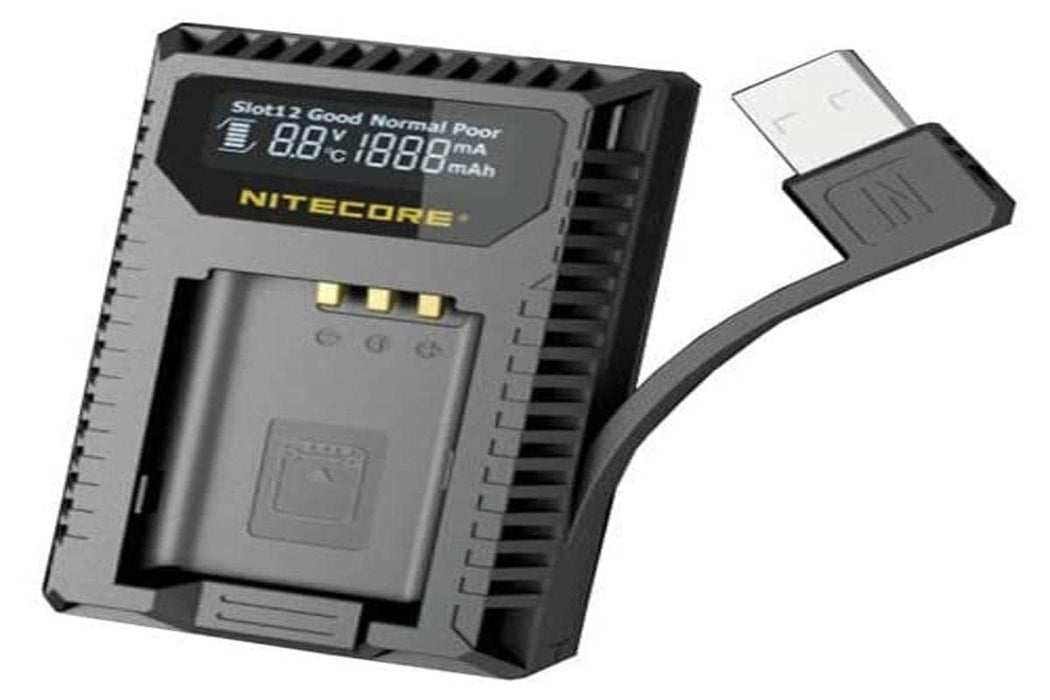 Nitecore Usn2 Np-Bx1 Dual Slot Usb Sony Charger Lcd