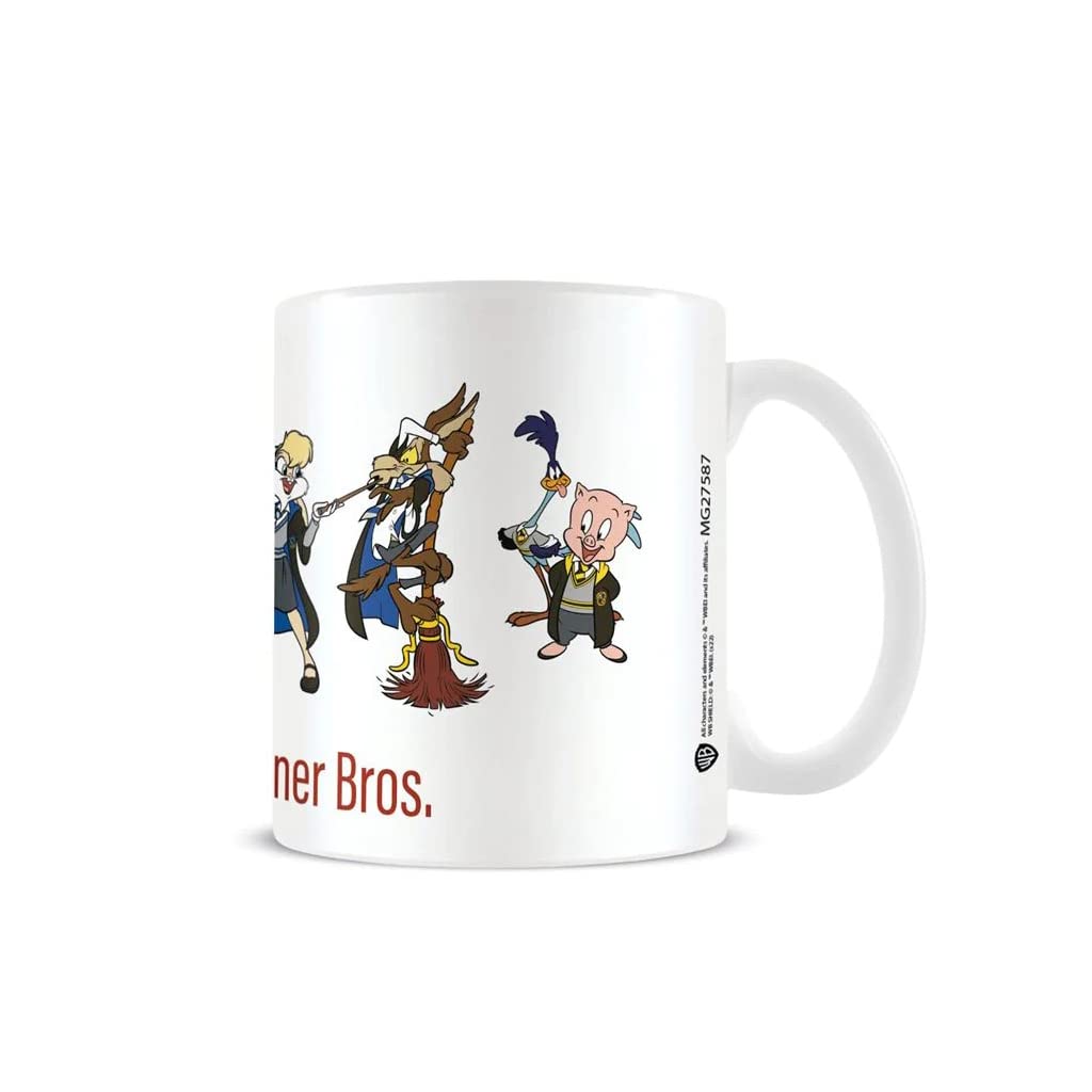 Pyramid International Looney Tunes Harry Potter Mug (100 Years of Warner Bros Design) 11oz Ceramic Coffee Mug and White Mug - Official Warner Bros & Harry Potter Merchandise