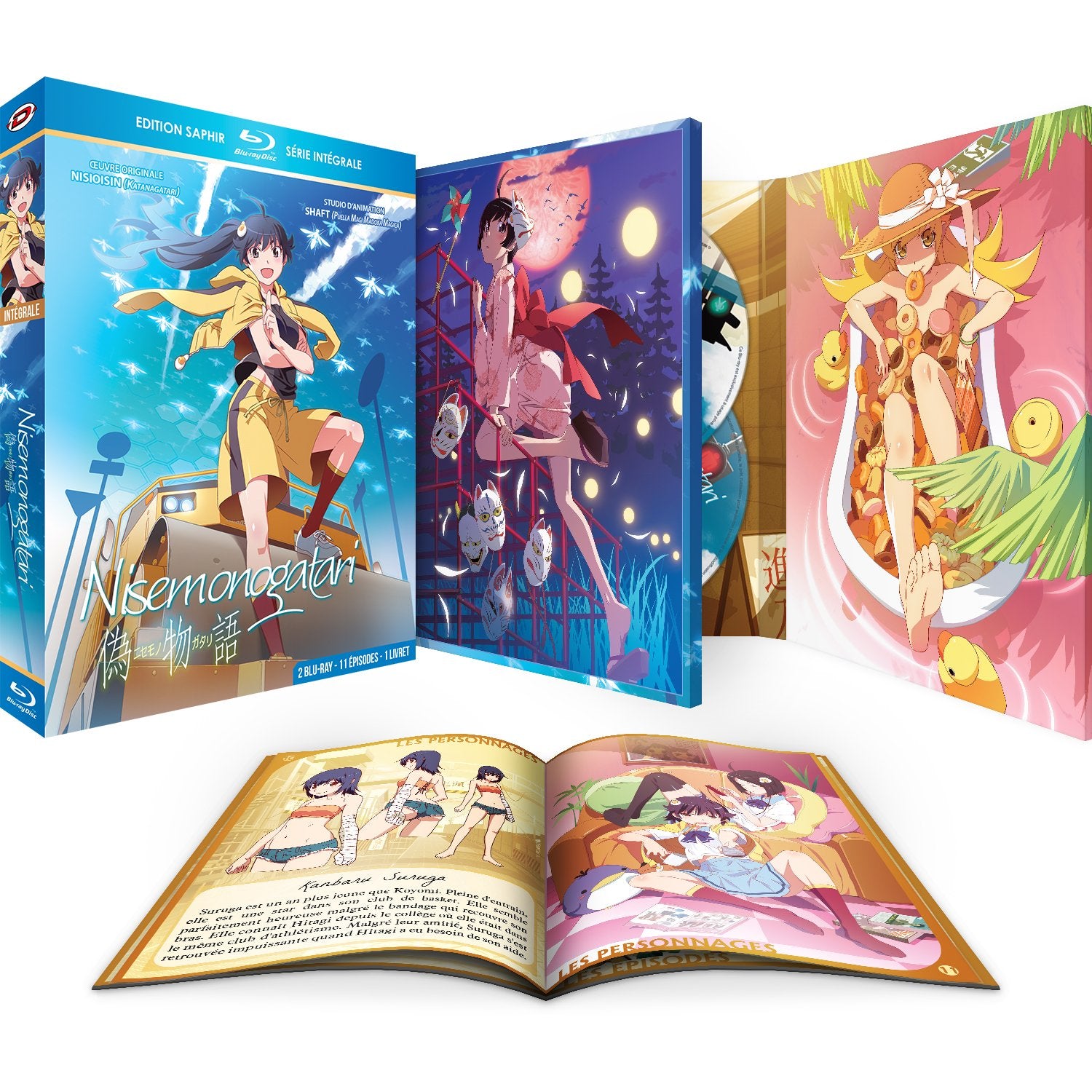Unbekannt NISEMONOGATARI - Intégrale - Coffret Blu-Ray + Livret - Edition Saphir