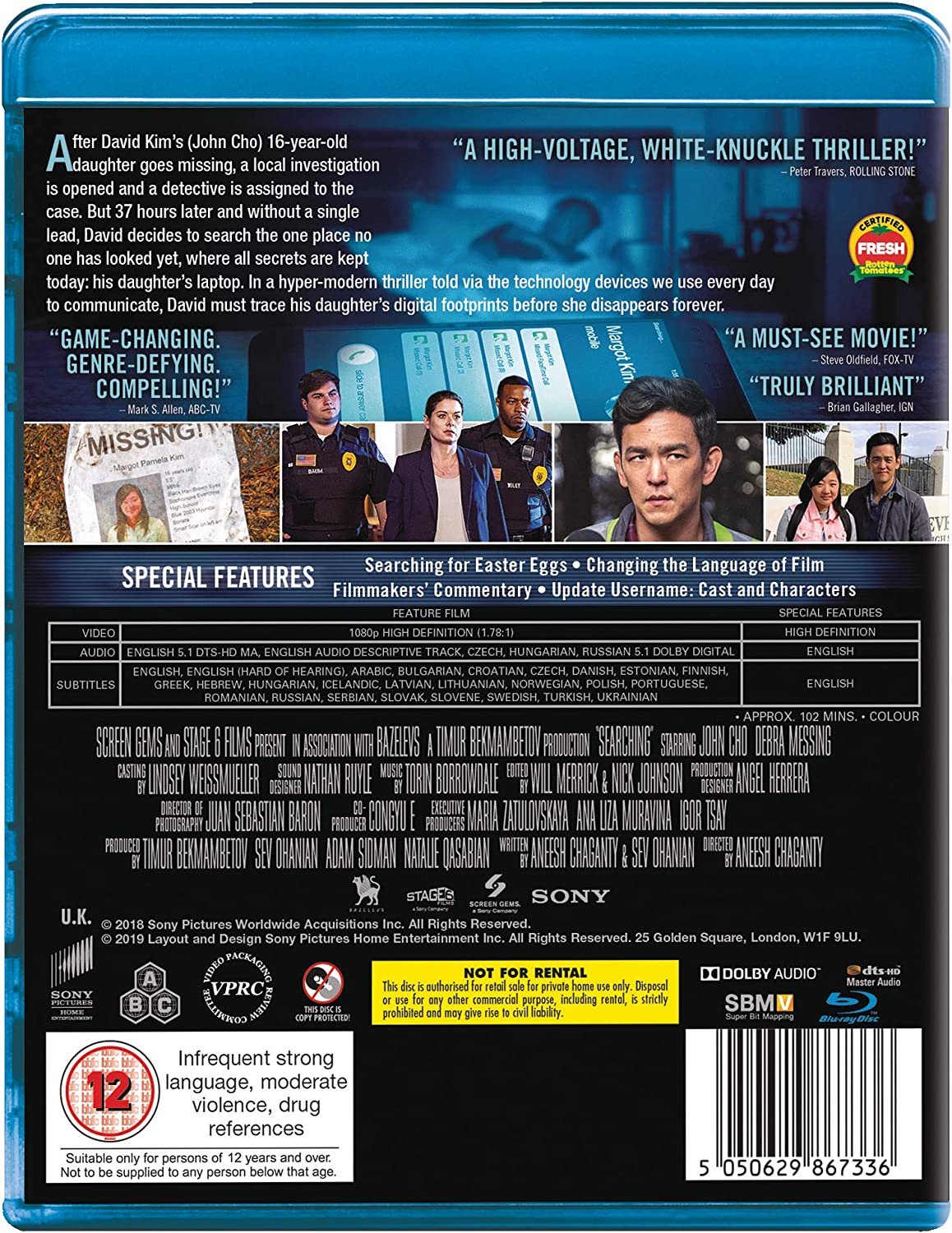 Searching [Blu-ray] [2018]