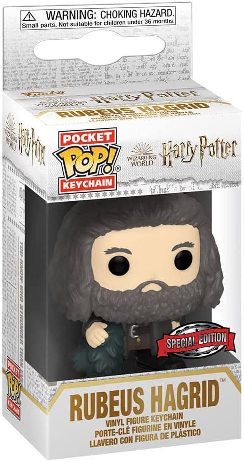 Funko POP Keychain: Harry Potter Holiday - Hagrid