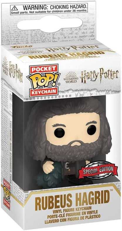 Funko POP Keychain: Harry Potter Holiday - Hagrid